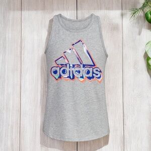 Adidas Light heather gray Girls Tank | SIZE XL